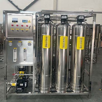 0.5 tony jednoetapowa trójzapasowa instalacja odwrotnej osmozy do produkcji napojów spożywczych