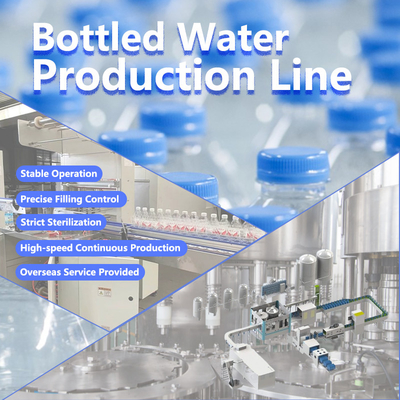 Kompletny zestaw Kompletna automatyczna butelka PET plastikowa mała butelka wody mineralnej do picia Linia produkcyjna / maszyna do napełniania wody butelkowej