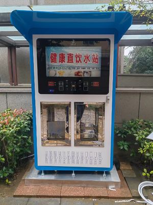 Duże maszyny sprzedające wodę na zewnątrz w pełni automatyczne Sprzęt oczyszczania wody przez odwrotną osmozę